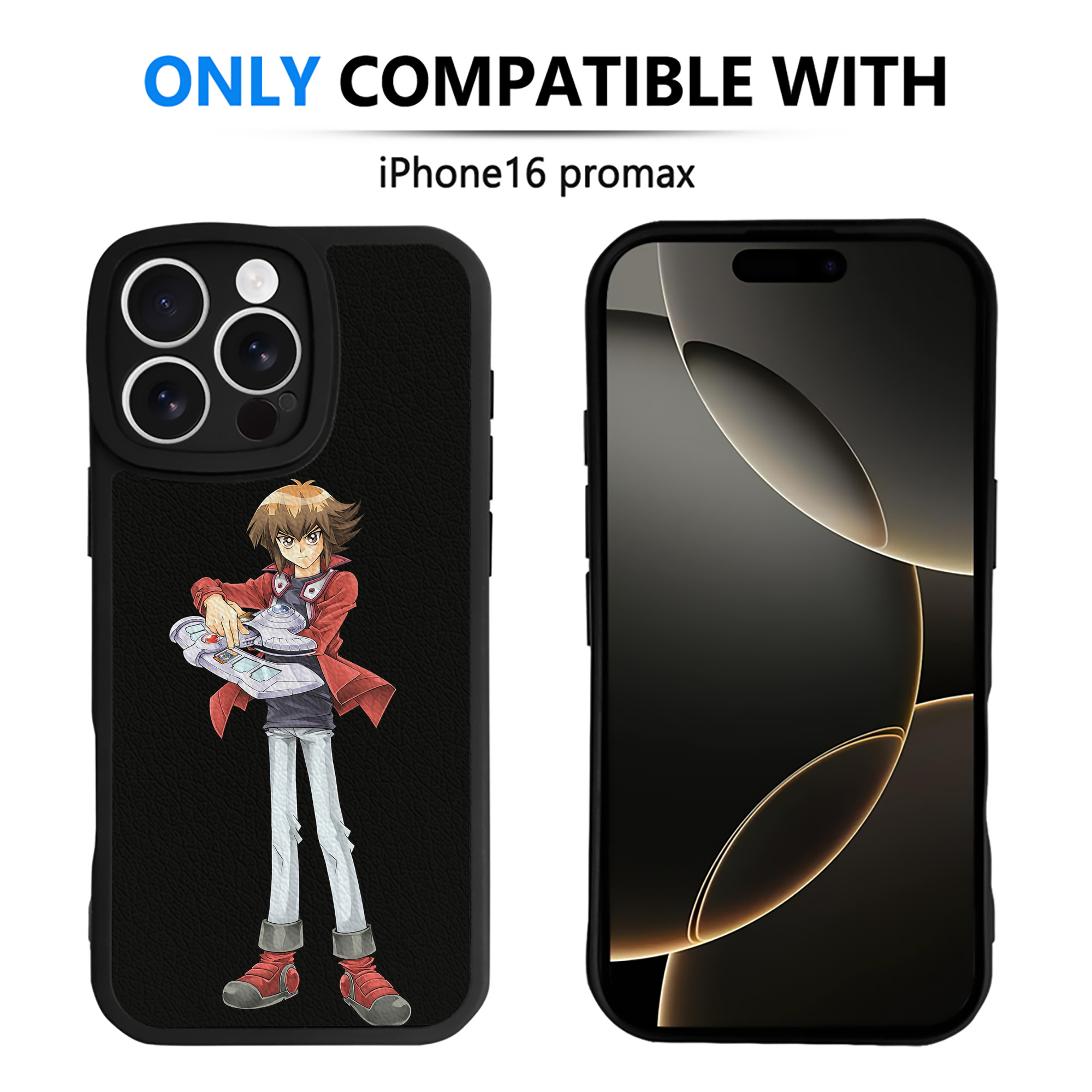 遊☆戯☆王 Yu-Gi-Oh! 【iPhone 16シリーズ対応】シリコンスマホケース（レザー調） 材質：シリコン